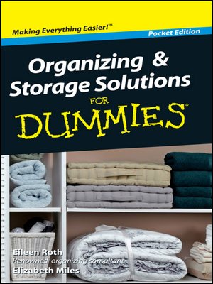 cover image of Organizing and Storage Solutions For Dummies